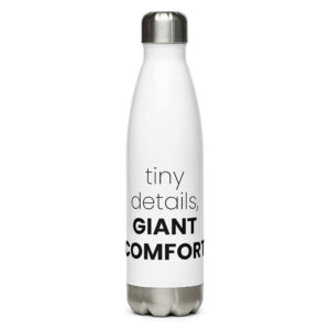 Stainless steel water bottle