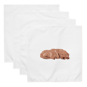 Cloth napkin set - Cozy Paws
