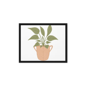 Framed canvas - Cozy Greens