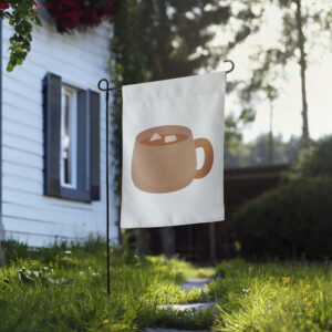 Garden flag - Cozy Cup