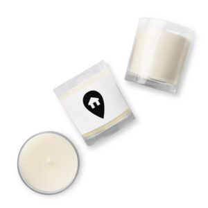Glass jar soy wax candle - Home Base