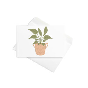 Greeting card - Cozy Greens