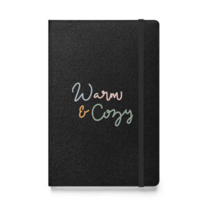 Hardcover bound notebook - Warm and Cozy