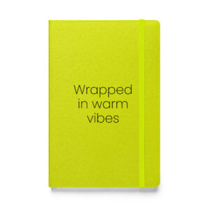 Hardcover bound notebook