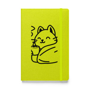 Hardcover bound notebook