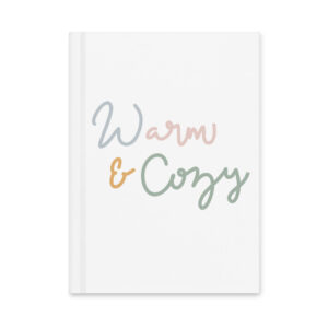 Hardcover journal matte - Warm and Cozy