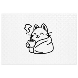 Jigsaw puzzle with tin