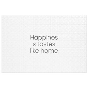 Jigsaw puzzle with tin