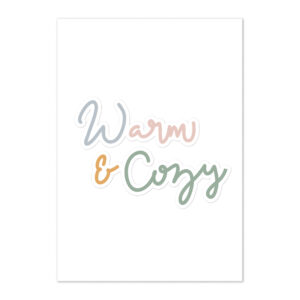 Sticker sheet - Warm and Cozy