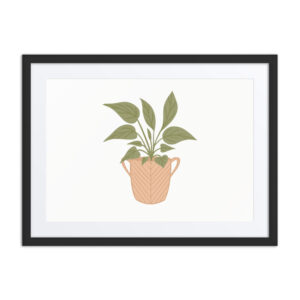 Framed poster - Cozy Greens