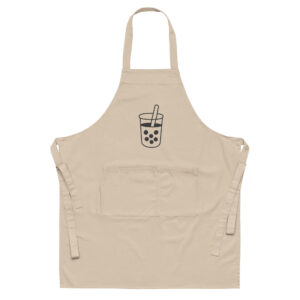 Organic cotton apron - Boba Cup