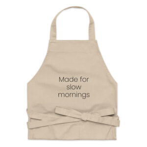 Organic cotton apron