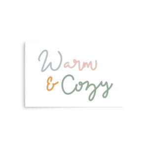 Photo paper poster - Warm and Cozy