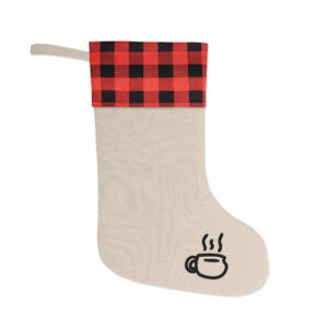 Rustic Christmas stocking  - Cozy Cup