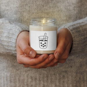 Scented soy candle - Boba Cup