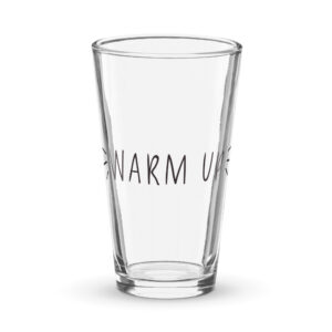 Shaker pint glass