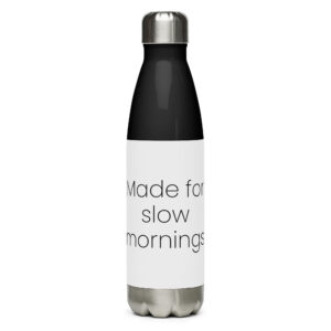 Stainless steel water bottle