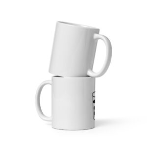 White glossy mug - Boba Cup