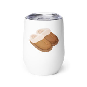 Wine tumbler - Snug Slippers