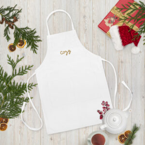 Embroidered Apron