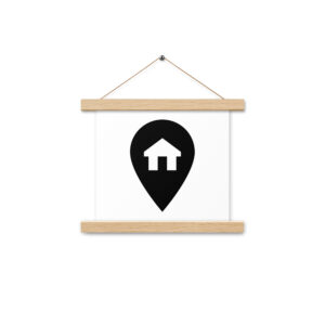 Poster with hangers - Home Base