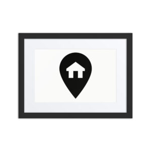 Framed poster - Home Base