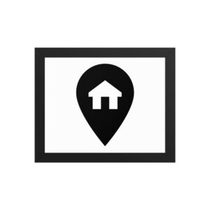 Framed photo paper poster - Home Base