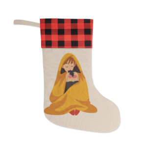 Rustic Christmas stocking