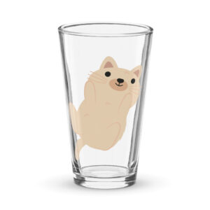 Shaker pint glass