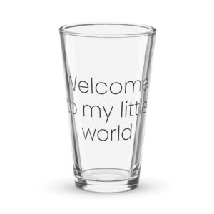 Shaker pint glass