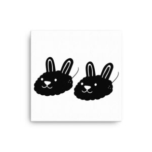 Thin canvas - Bunny Duo